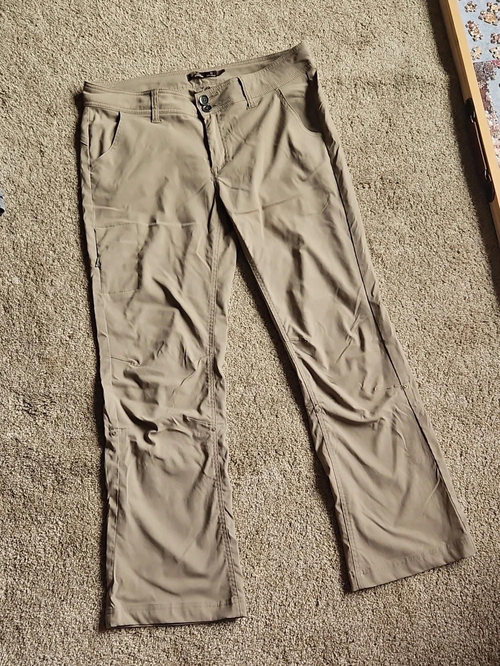 Prana Women's Khaki/Tan Stretch Chinos